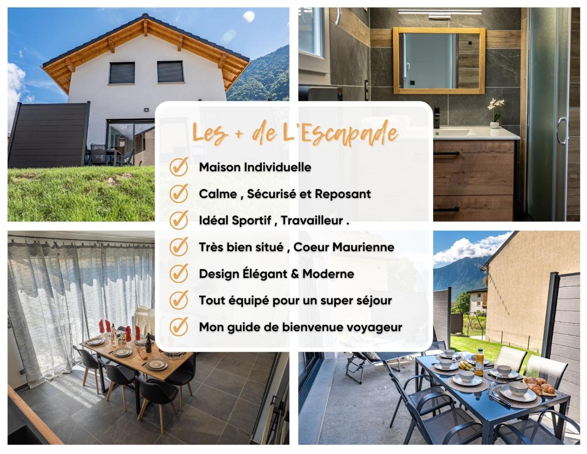 Escapade Mauriennaise Villa Saint Avre la Chambre Eksteriør bilde
